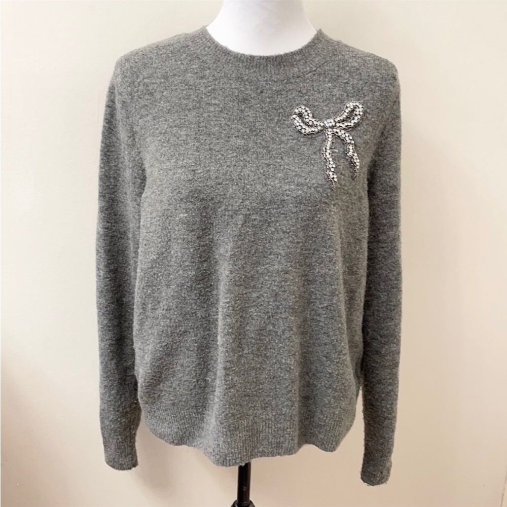 PRETTY BOW SWEATER
